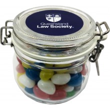 MINI JELLY BEANS IN CANISTER 200G (Mixed Colours or Corporate Colours)